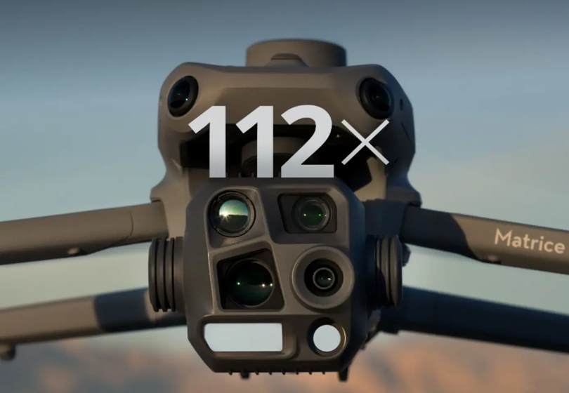 Výkonný optický zoom a teleobjektiv kamery DJI Matrice 4T